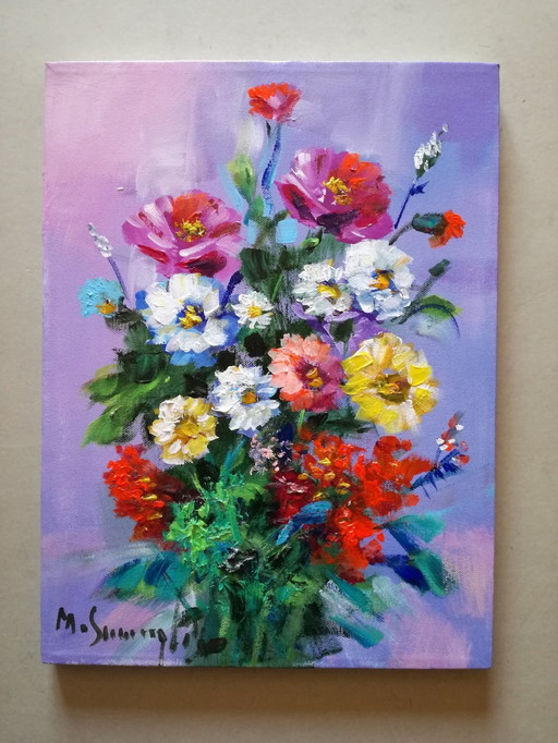 Artist painting - Mario Smeraglia - Sfumature di Colori