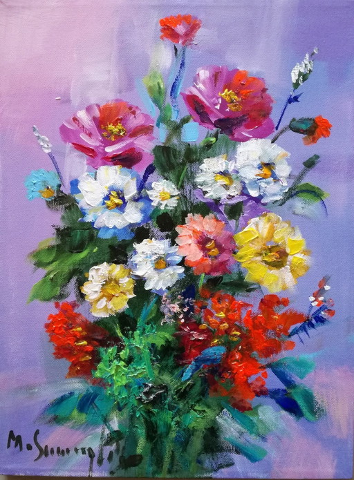 Artist painting - Mario Smeraglia - Sfumature di Colori