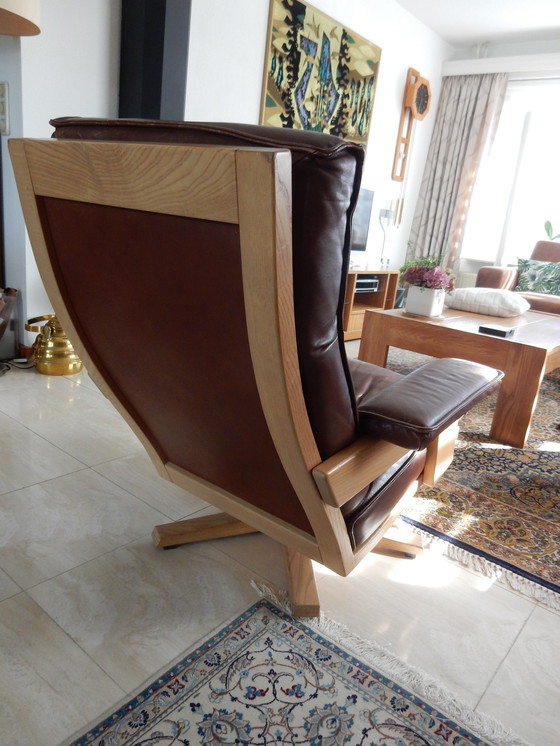 Image 1 of Leolux Swivel Armchair