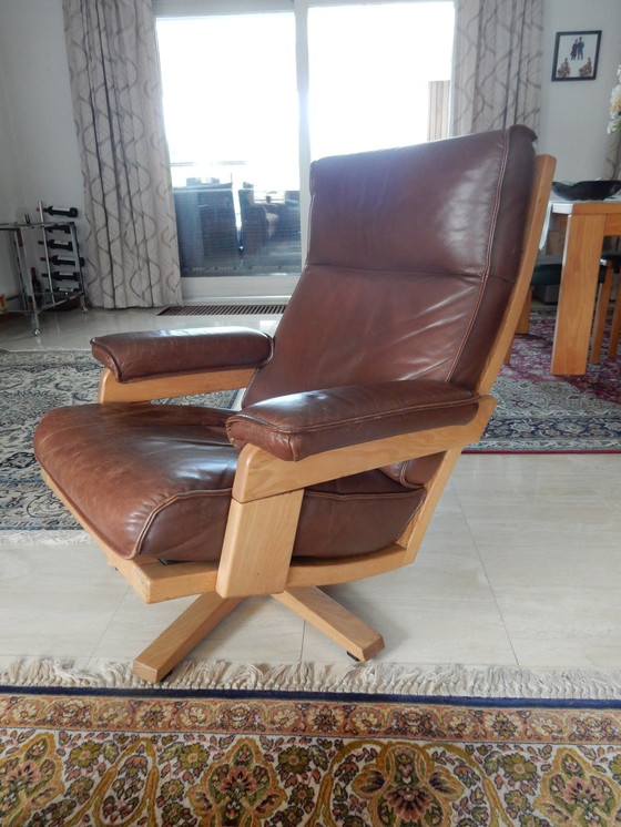 Image 1 of Leolux Swivel Armchair