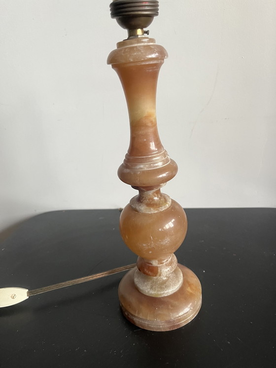 Image 1 of Antique Onyx Lamp Base