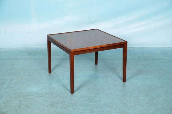 Image 1 of Midcentury Danish design table punched copper vintage table