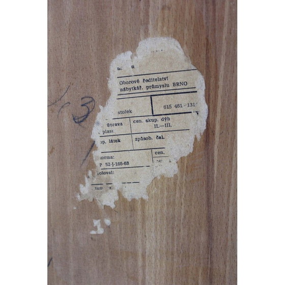 Image 1 of Tavolino da caffè in vetro vintage di Jitona, 1960