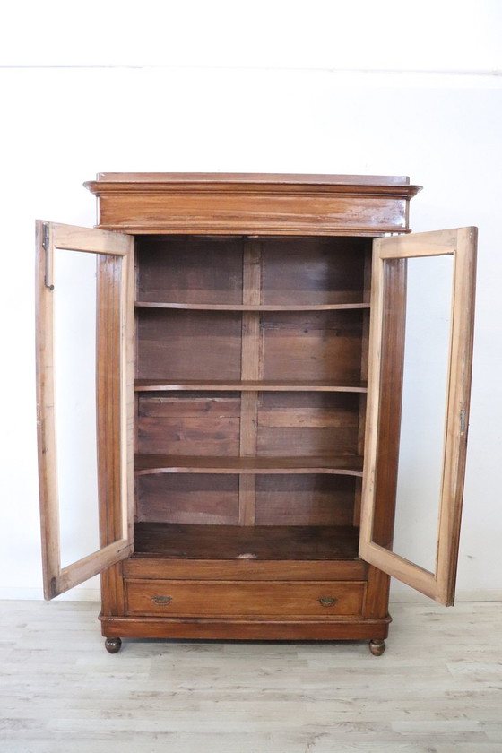 Image 1 of Antique Wooden Bookcase