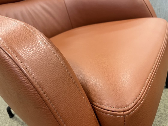 Image 1 of Harvink Clip armchair with leather Leather 