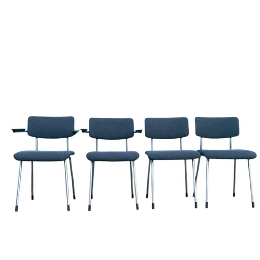 4X Original Gispen Chairs 1960s