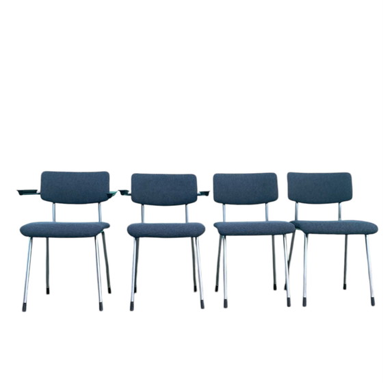 Image 1 of 4X Original Gispen Chairs 1960s