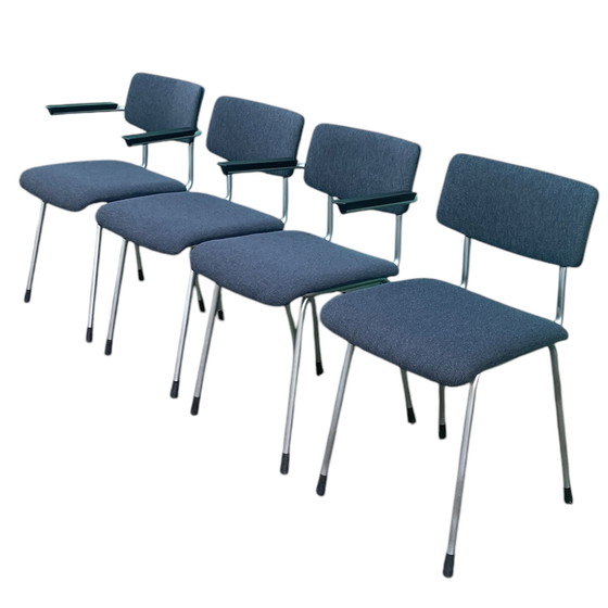 Image 1 of 4X Original Gispen Chairs 1960s