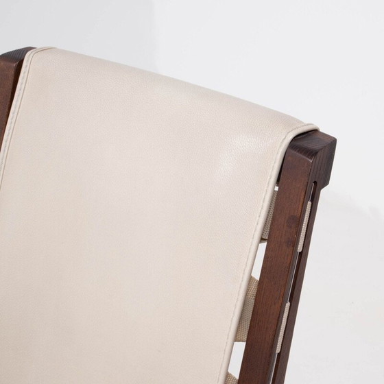 Image 1 of Poltrona vintage JJ in pelle crema di Antonio Citterio per B&amp;B Italia 2012