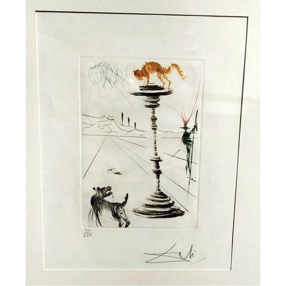 Image 1 of Vintage composition by Salvador Dalì, 1971