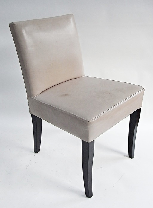 Andrew chair, Lambert, greige leather