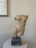 Sculpture torso woman, handmade 1990s