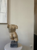 Sculpture torso woman, handmade 1990s