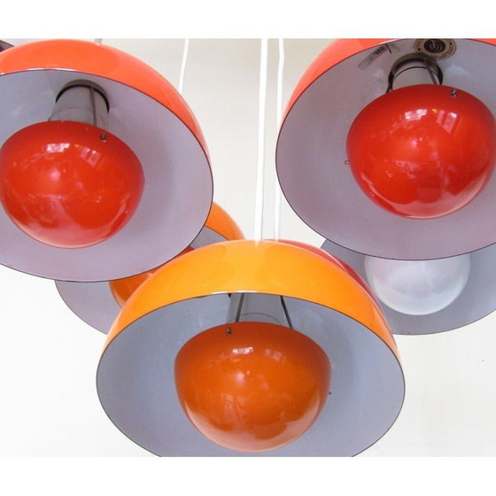 Image 1 of Vintage "Flowerpot" chandelier by Verner Panton for Louis Poulsen, 1960s