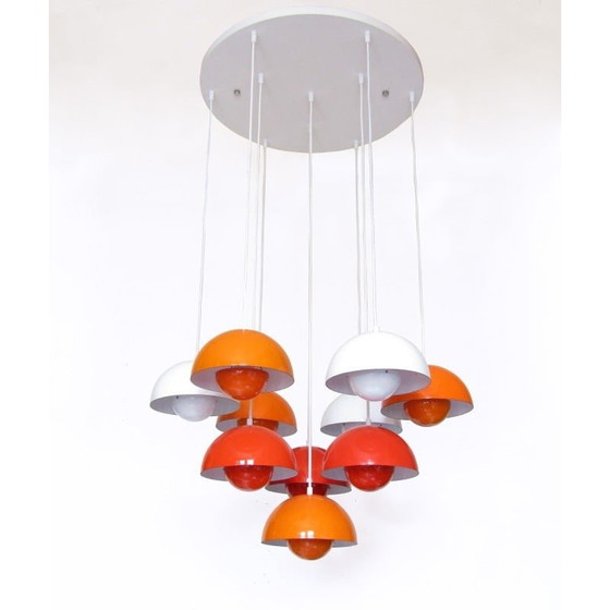 Image 1 of Vintage "Flowerpot" chandelier by Verner Panton for Louis Poulsen, 1960s