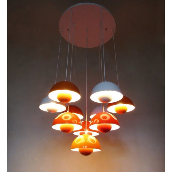 Image 1 of Vintage "Flowerpot" chandelier by Verner Panton for Louis Poulsen, 1960s