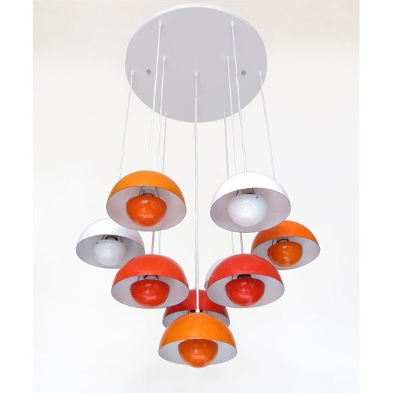 Image 1 of Vintage "Flowerpot" chandelier by Verner Panton for Louis Poulsen, 1960s