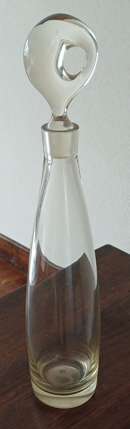 Mid 20Th Century Smoked Glass Decanter