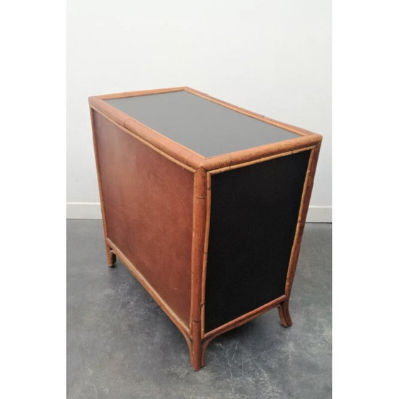 Image 1 of Cassettiera vintage in bambù, anni '70