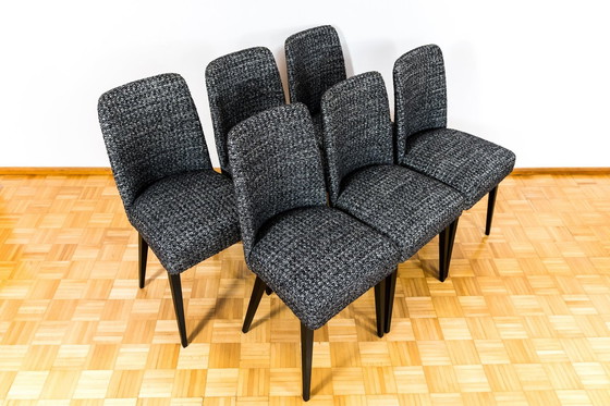 Image 1 of Set Of 6 Vintage Dining Chairs, Fms, Poland, 1960’S