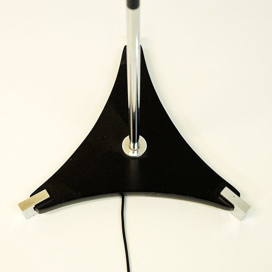 Image 1 of Black vintage floor lamp by Solberg Fabrikker, Norway 1960