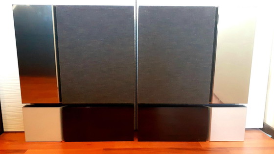 Image 1 of 2x Bang and Olufsen wall-mounted speakers