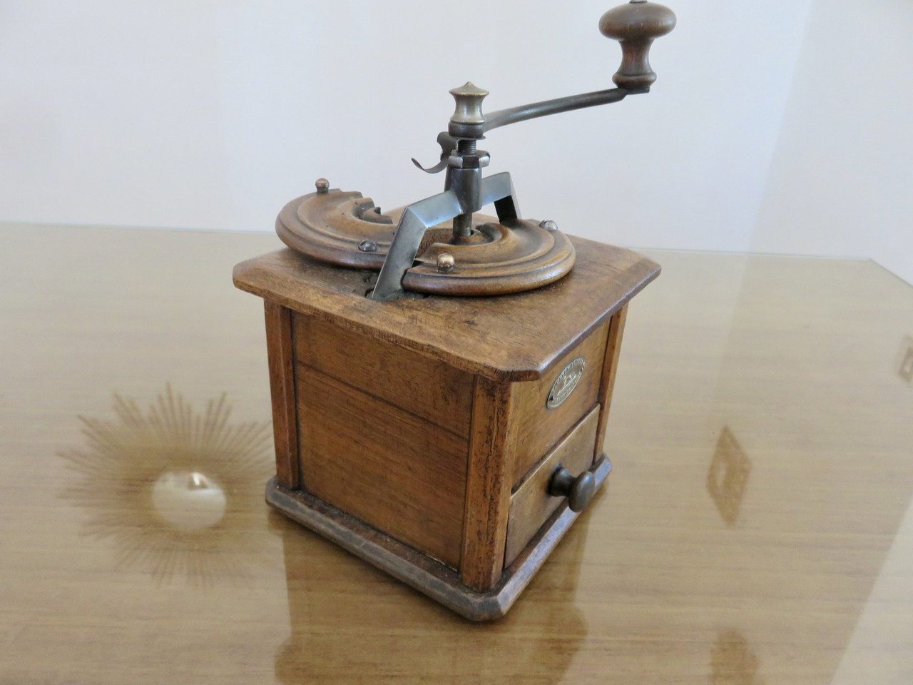 Old Peugeot Frères Coffee Mill Valentigney, France, 1940s-1950s