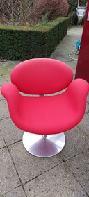 3x Artifort chaise tulipe pierre paulin