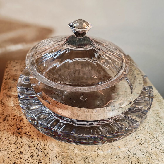 Image 1 of Gran joyero de los años 70 - Porta caramelos de cristal grueso de Antonio Imperatore. Hecho en Italia.