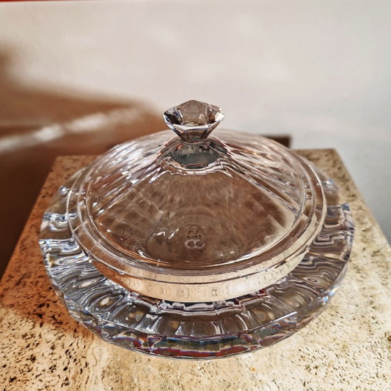 Image 1 of Gran joyero de los años 70 - Porta caramelos de cristal grueso de Antonio Imperatore. Hecho en Italia.