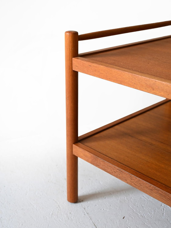 Image 1 of Vintage Table With Two Tiers