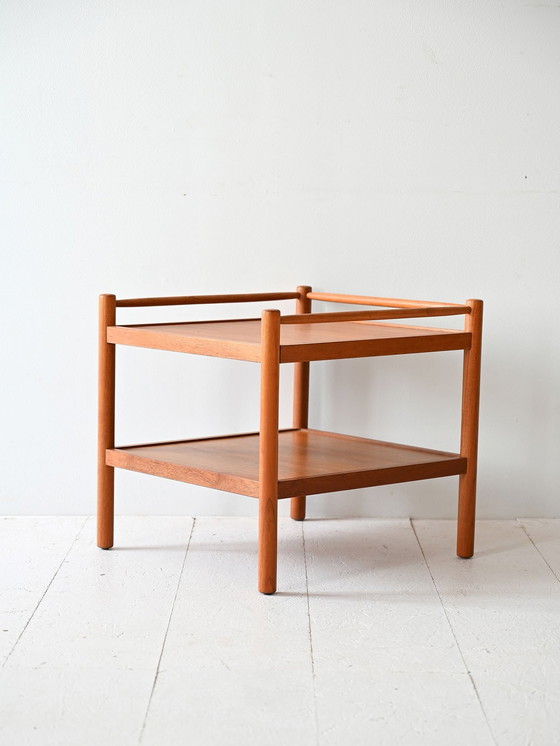 Image 1 of Vintage Table With Two Tiers