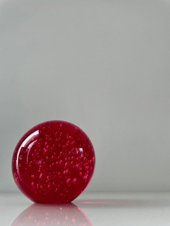 Image 1 of Bellissimo fermacarte in vetro Ikea dal design vintage