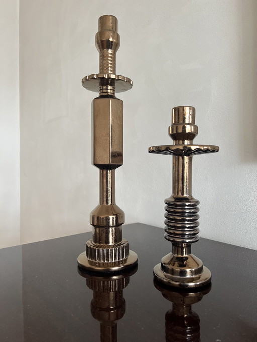 2x Seletti candlestick