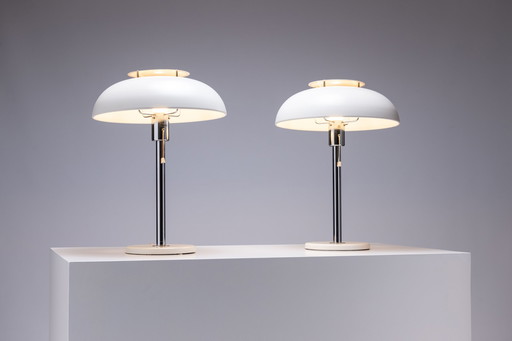 Lot de 2 lampes de table en forme de champignon