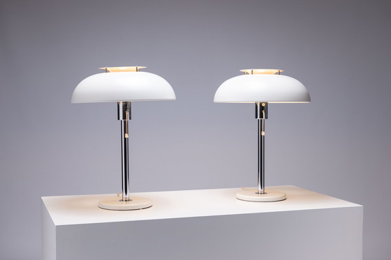 Image 1 of Lot de 2 lampes de table en forme de champignon