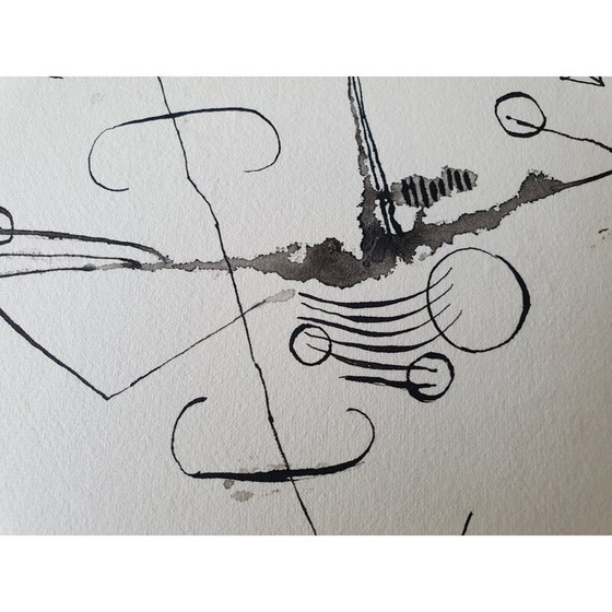 Image 1 of Inchiostro di china vintage su carta n 511 di Jérémie Iordanoff, 2009