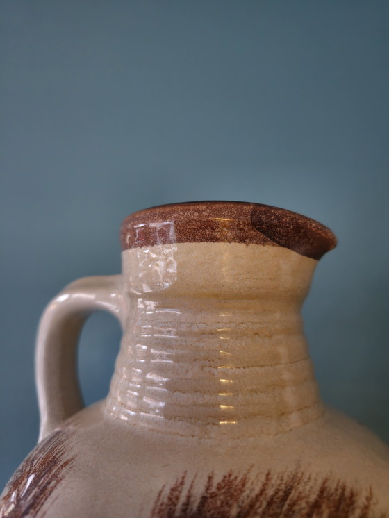 Image 1 of Vintage Bay Ceramic West Germany Vase Ear Vase