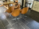 4x Vintage retro bucket seat
