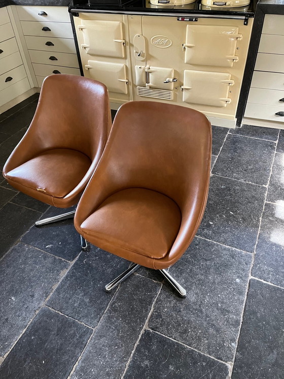 Image 1 of 4x Vintage retro bucket seat