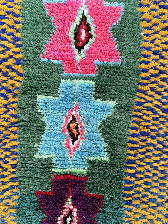 Image 1 of Traditional Moroccan Berber Runner Rug