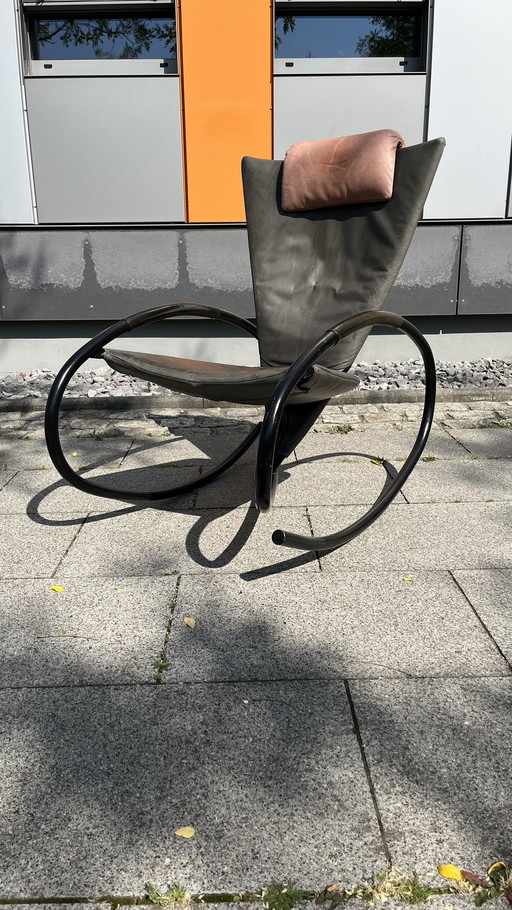 Design rocking chair Lisa by Stefan Heiliger for Strässle