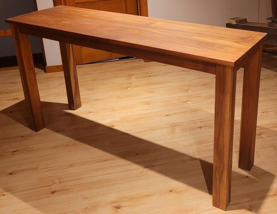 Image 1 of Beautiful Vintage Solid Teak Console