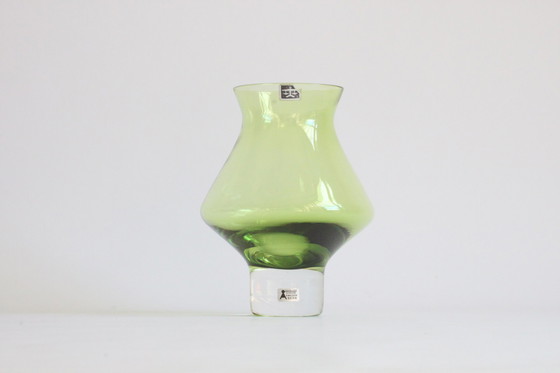 Image 1 of Aseda Vase jaune de l'ère spatiale par Bo Borgstrom, Suède 1960s