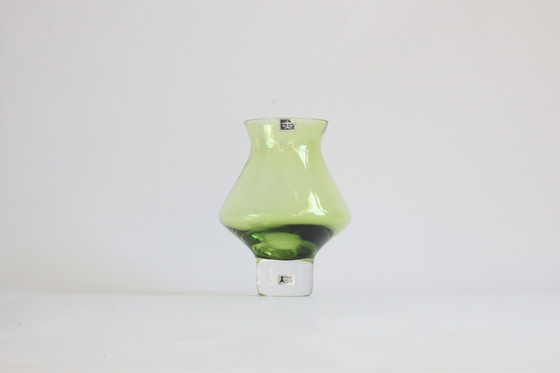 Image 1 of Aseda Space age yellow vase by Bo Borgstrom, Sweden 1960s