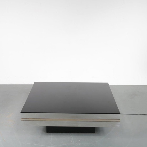 Image 1 of Square Uplighter Coffee Table in the style of Maria Sabot, Belgium 1970