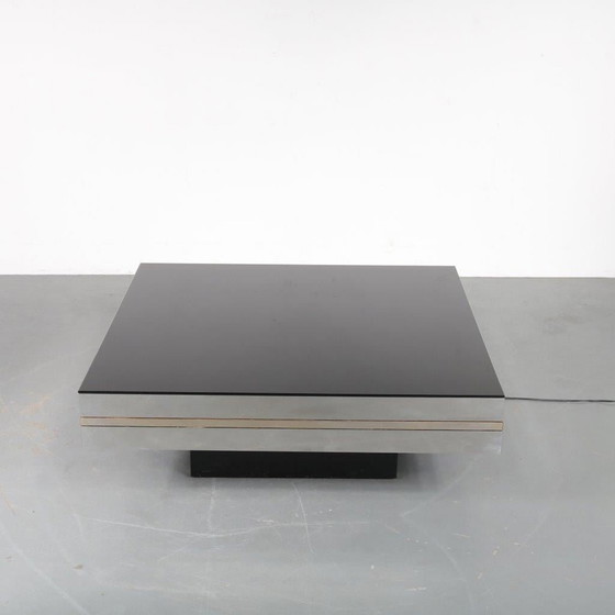 Image 1 of Square Uplighter Coffee Table in the style of Maria Sabot, Belgium 1970