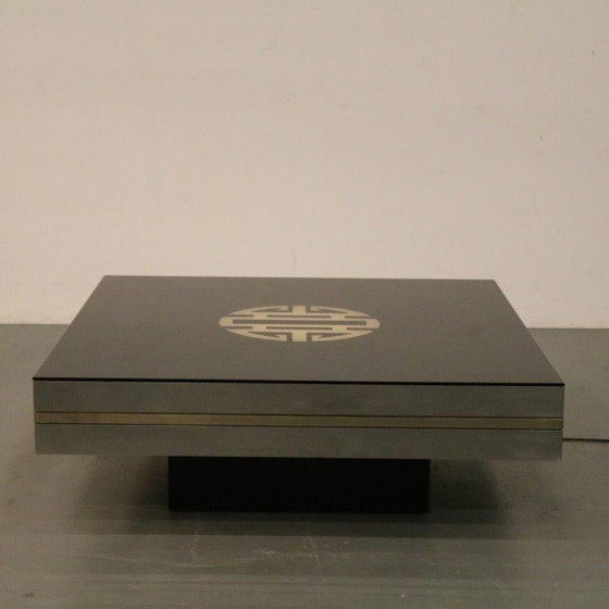 Image 1 of Square Uplighter Coffee Table in the style of Maria Sabot, Belgium 1970