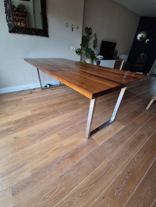 Kff Walnut Dining Table 220X100