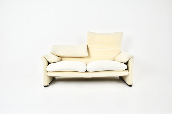 Image 1 of Maralunga sofa by Vico Magistretti for Cassina, 1970s